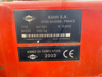 shrnovač kuhn GA 7301 - 3