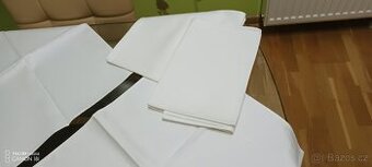 8ksDamašková bílá souprava 100%bavlna - 3