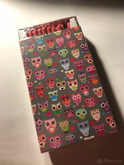 Dekorace na zeď a krbové zápalky se sovičkou - 3