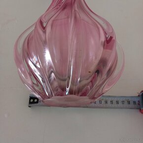 Hutní sklo -váza - 3