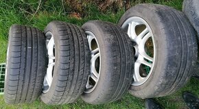 ALU 15" ET38 4x108 a 4x114,3 2ks pneu 195/50 použitelné - 3