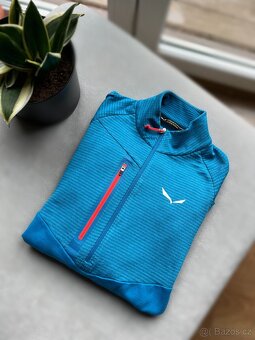 Modrá sportovní mikina zn. Salewa polartec - 3
