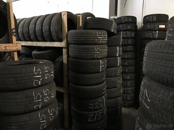 2 nebo 4ks LEVNÉ použité Letní pneu R14-R20 - 3