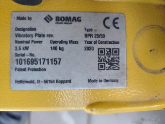 vibrační deska BOMAG - 3