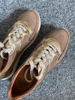 Looke kozene cerne bile bezove botasky damske 38 - 3