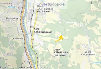 Prodej louky 1 219 m², Děčín XXXIII-Nebočady - 3