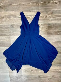 Modré plesové šaty - 3