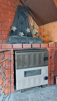 Prodám litinová keramická kamna - 3