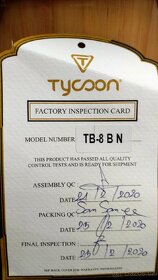 Prodám bongo Tycoon STB-BN - 3