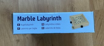 Dřevěný labyrint s kuličkami - 3