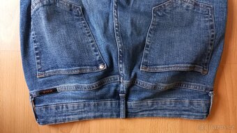 Modré rifle used zn. H and M, Skinny FIT Vel. 164 - 3