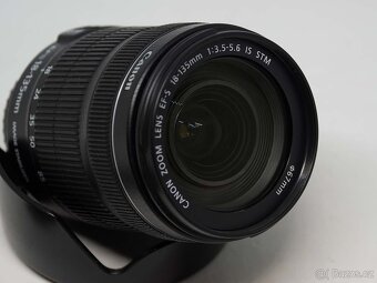 CANON 18-135 IS STM v bezvadném stavu + clona - 3