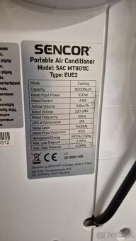 Klimatizace mobilní Sencor SAC MT9011C - 3