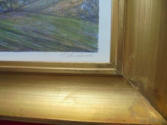 Jan Hrnčárek-litografie 81/200, malíř z Valašska (1918-2009) - 3