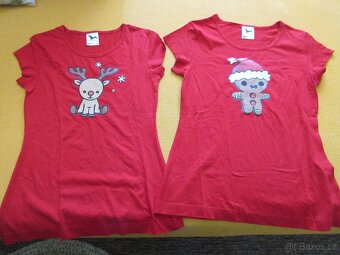 Nová trička vel. 158 na 12 let, XS,S a 2x XL. - 3