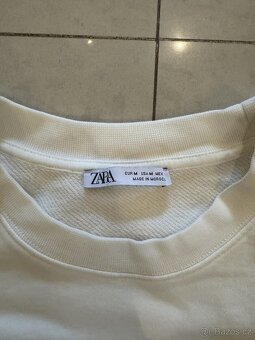 Zara bílá mikina s potiskem - 3