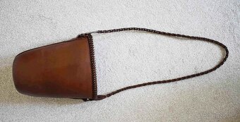 Luxusní kožená italská kabelka / bucket bag - NOVÁ - 3