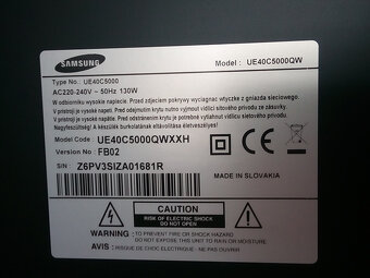 LED TV SAMSUNG UE40C5000QWXXH 102 cm 40" - 3