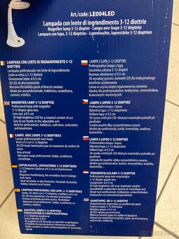 Stolní lampa s lupou LE004LED značky VELAMP - 3