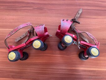 Retro dětské kolečkové brusle - 3