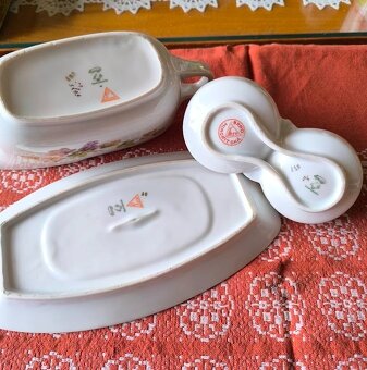 Stará porcelánová jídelní sada zn.Epiag Stern - 3