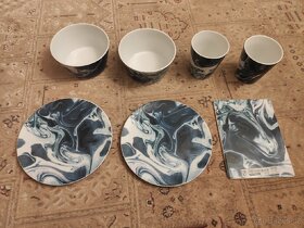 Modrobílý porcelán IKEA - nové - 3