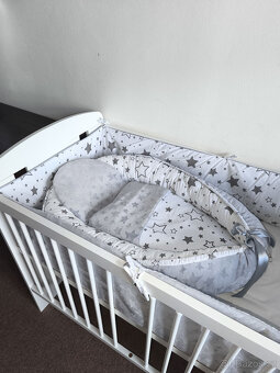 Nová souprava do postýlky hvězdičky+minky - 3