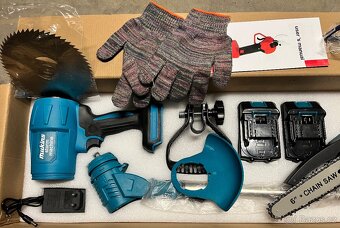 4v1 set, aku pilka,nůžky,fukar,sekačka - 3