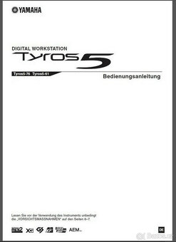 Yamaha Tyros 5 61 v dobrém, dobře udržovaném stavu. - 3