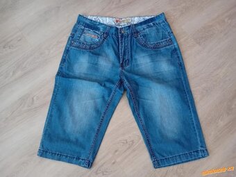 PÁNSKÉ LETNÍ KRAŤASY - vel.M/L - /zn.Green - Jeans - 3