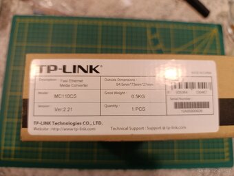 Média konvertor TP-LINK MC111CS, NOVÝ - 3