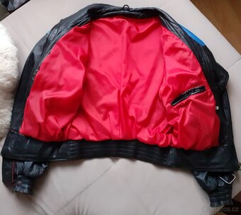 Pánská kožená motorkářská bunda - 3
