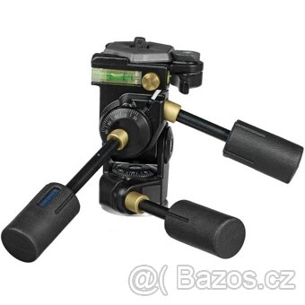Manfrotto 055XPROB PRO TRIPOD BLACK + Manfrotto 229 Hlava 3D - 3
