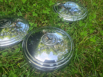 sada 4 ks chrom poklice škoda staré veteran 14" - 3
