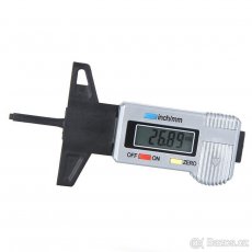 Měřák hloubky dezénu hloubkoměr pneu s LCD displej 0-25mm - 3