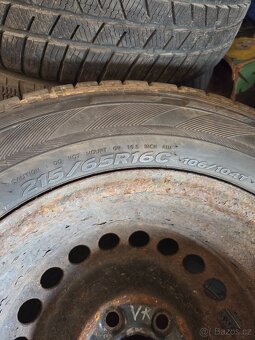 215 65 r 16 C vzorek 8mm céčka na dodávku 215/65r16C zimní - 3
