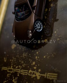 3D auto obraz Porsche carrera S - 3