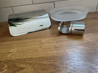 Sapho Chromované koupelnové doplňky – držák na WC papír + mý - 3