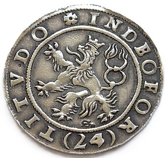 Čechy, evangelické stavy, 24-krejcar 1620,přesná novoražba,A - 3