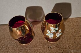 Zlacené sklenice 2ks - 3