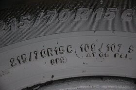 215/70R15 C, MICHELIN Agilis, 4ks, vzorek 3-5mm, na dodávku - 3