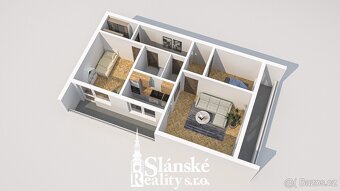 Prodej byty 3+1, 69 m2 - Slaný, ev.č. 00387 - 3