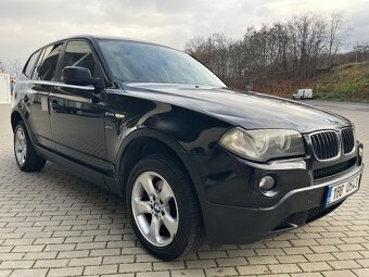 BMW X3 2.0D 4x4 10/2007 ALU, KLIMA, MANUÁL, ČR, NOVÁ STK - 3