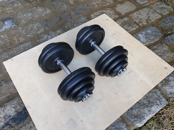 Nakládací činky 2x30kg za 3890,- - 3