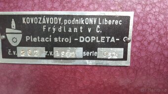 Pletací stroj Dopleta - 3