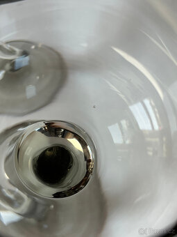 2x designová sklenice 250ml, kouřové sklo - 3