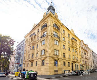 Pronájem bytu 1+kk, Orelská, Vršovice, 27 m2, 15 000 Kč / mě - 3