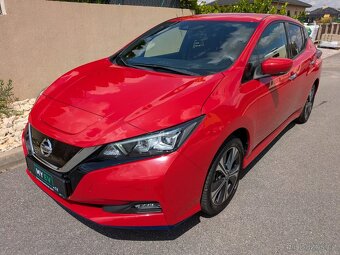 NISSAN LEAF E+ 62kWh, ZÁRUKA, LED, SOH 90%, DPH - 3