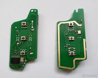 Klíč Peugeot Citroen 433MHz ID46.  Citroen C2 C3 C4 C5 C6. - 3