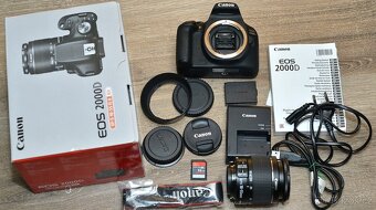 Canon EOS 2000D + Lens EFS 18-55mm  jen 1700 Exp. - 3